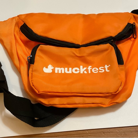 Orange and black tote bag and Fanny pack set. The sell from this will go to M.S. - Picture 2 of 5